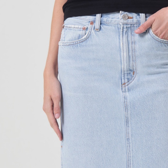 Agolde Astrid Slice Skirt - Picture 6 of 8